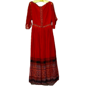 🌷 House of Arts 🌷 Gorgeous 100% Silk Vintage Dress